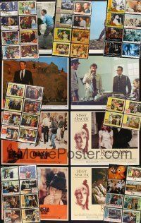 8w032 LOT OF 60 LOBBY CARDS '40s-80s great scenes from several different movies!
