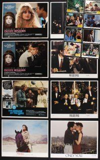 8w033 LOT OF 50 LOBBY CARDS '70s-80s great scenes from several different movies!