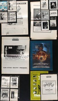 8w050 LOT OF 21 UNCUT PRESSBOOKS '50s-80s great advertising images from a variety of movies!