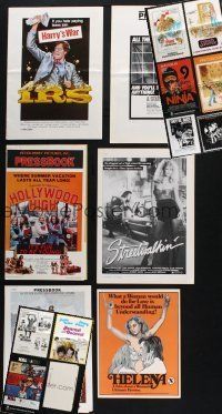 8w051 LOT OF 16 UNCUT PRESSBOOKS '70s-80s great advertising images from a variety of movies!