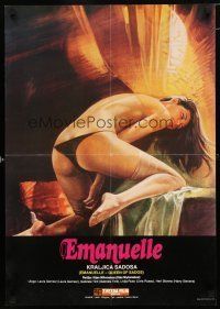 8w088 LOT OF 12 FOLDED YUGOSLAVIAN POSTERS FROM SEXPLOITATION MOVIES '70s-80s sexy nude images!