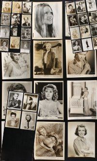 8w136 LOT OF 40 8x10 STILLS OF FEMALE STARS '40s-50s Elizabeth Taylor & many others!