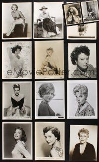 8w144 LOT OF 14 8x10 STILLS OF FEMALE STARS '40s-60s close up & full-length sexy portraits!