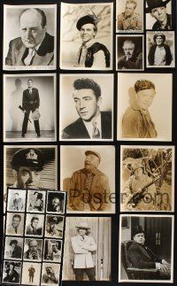 8w156 LOT OF 28 STILLS OF MALE STARS '40s-50s great full-length & close up portraits!