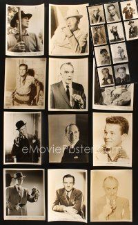 8w159 LOT OF 22 8x10 PORTRAIT STILLS OF MALE STARS '30s-50s Gary Cooper, Gregory Peck & more!