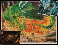 8w232 LOT OF 3 COMMERCIAL POSTERS FROM THE HOBBIT AND THE LORD OF THE RINGS '60s-70s JRR Tolkein!