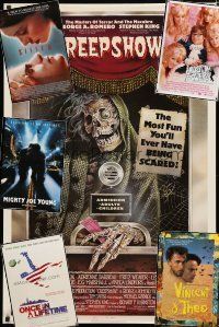 8w252 LOT OF 6 UNFOLDED MOSTLY DOUBLE-SIDED ONE-SHEETS '80s-00s Creepshow, Mighty Joe Young+more!