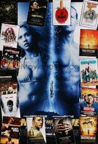 8w270 LOT OF 16 UNFOLDED DOUBLE-SIDED ONE-SHEETS FROM SPORTS MOVIES '00s great athlete images!