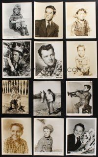 8w165 LOT OF 12 8X10 STILLS OF CHILD ACTORS '40s-50s cute portraits of young male stars!
