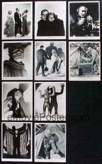8w178 LOT OF 10 REPRO 8x10 STILLS FROM HORROR MOVIES '80s Bela Lugosi as Dracula & more!