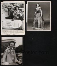 8w111 LOT OF 3 OLIVIA DE HAVILLAND 8x10 NEWS PHOTOS '50s-60s great images of the famous actress!