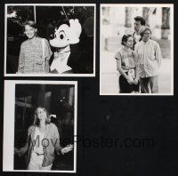 8w112 LOT OF 3 JODIE FOSTER NEWS PHOTOS '80s great images when she was a young lady!