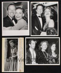 8w107 LOT OF 4 LAUREN BACALL NEWS PHOTOS '70s-90s great images of the beautiful leading lady!