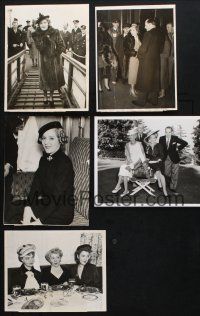 8w106 LOT OF 5 MARY PICKFORD 8x10 NEWS PHOTOS '30s-70s great images of the famous actress!
