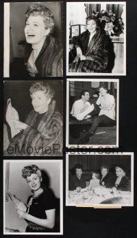 8w104 LOT OF 6 SHELLEY WINTERS NEWS PHOTOS '40s-50s great images of the famous actress!