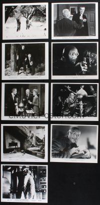 8w180 LOT OF 9 REPRO 8x10 STILLS FROM HORROR MOVIES '80s House of Dracula, Wolfman & more!