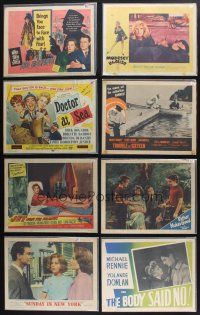 8w028 LOT OF 98 LOBBY CARDS '35 - '92 great images from a variety of different movies!
