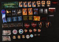 8w182 LOT OF 46 PROMO BUTTONS '90s Jurassic Park, Armageddon, Godzilla, Jason Goes to Hell & more!