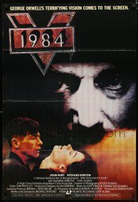 8x003 1984 1sh '84 George Orwell, John Hurt, creepy image of Big Brother!