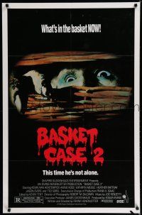 8x076 BASKET CASE 2 1sh '90 Frank Henenlotter horror comedy sequel, this time he's not alone!