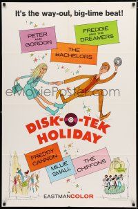 8x255 DISK-O-TEK HOLIDAY 1sh '66 English rock 'n' roll, Bachelors, Freddie & the Dreamers!