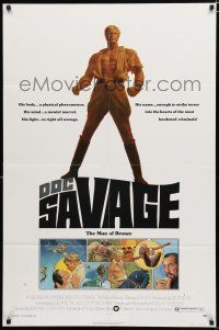 8x256 DOC SAVAGE 1sh '75 Ron Ely is The Man of Bronze, written by George Pal!
