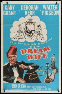 8x271 DREAM WIFE 1sh '53 does gay bachelor Cary Grant choose sexy Deborah Kerr or Betta St. John!