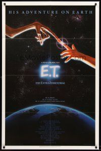 8x275 E.T. THE EXTRA TERRESTRIAL 1sh '82 Drew Barrymore, Steven Spielberg classic, Alvin art!