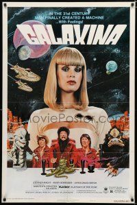 8x342 GALAXINA style B 1sh '80 Dorothy Stratten is a man-made machine with feelings!