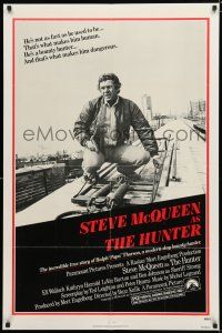 8x409 HUNTER 1sh '80 bounty hunter Steve McQueen riding on top of a Chicago El!
