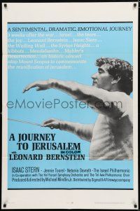 8x458 JOURNEY TO JERUSALEM 1sh '63 historic concert atop Mount Scopus documentary!