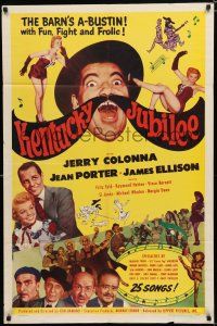 8x468 KENTUCKY JUBILEE 1sh '51 Jerry Colonna, Jean Porter & lots of country music stars!