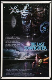 8x489 LAST STARFIGHTER 1sh '84 Catherine Mary Stewart & Lance Guest as video game expert pilot!