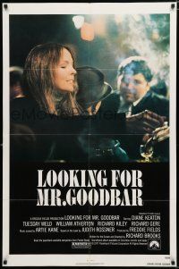 8x506 LOOKING FOR MR. GOODBAR 1sh '77 close up of Diane Keaton, directed by Richard Brooks!
