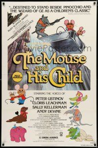 8x567 MOUSE & HIS CHILD 1sh '77 Peter Ustinov, Cloris Leachman, Andy Devine