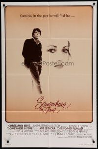 8x791 SOMEWHERE IN TIME 1sh '80 Christopher Reeve, Jane Seymour, cult classic!