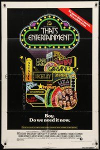8x854 THAT'S ENTERTAINMENT 1sh '74 classic MGM Hollywood scenes, it's a celebration!