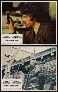 8y964 DON'T LOOK NOW 2 LCs '74 Donald Sutherland, directed by Nicolas Roeg!