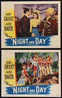 8y985 NIGHT & DAY 2 LCs '46 Cary Grant as Cole Porter with Ginny Simms and Monty Woolle!