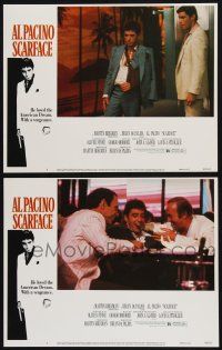 8y990 SCARFACE 2 LCs '83 Al Pacino as Tony Montana, w/ Bauer, F. Murray Abraham, Robert Loggia!