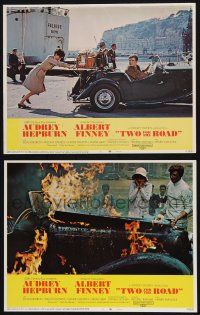 8y995 TWO FOR THE ROAD 2 LCs '67 Audrey Hepburn & Albert Finney, Stanley Donen!