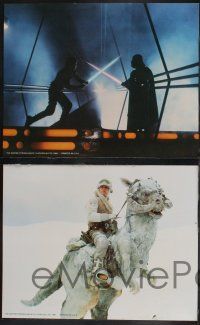 8y192 EMPIRE STRIKES BACK 8 color 11x14 stills '80 George Lucas classic, wonderful images w/ slugs!