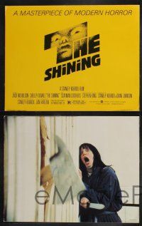 8y011 SHINING 11 color 11x14 stills '80 Stephen King & Stanley Kubrick masterpiece, Jack Nicholson
