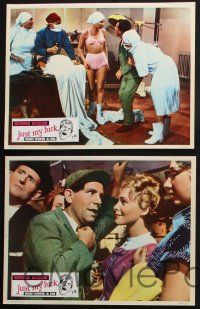 8y808 JUST MY LUCK 5 English LCs '57 Norman Wisdom, Margaret Rutherford, Jill Dixon!