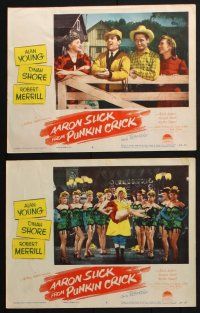 8y724 AARON SLICK FROM PUNKIN CRICK 6 LCs '52 Alan Young, Dinah Shore, Robert Merrill, musical!