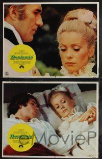 8y089 BENJAMIN 8 LCs '68 Catherine Deneuve seduces young Pierre Clementi, Michele Morgan