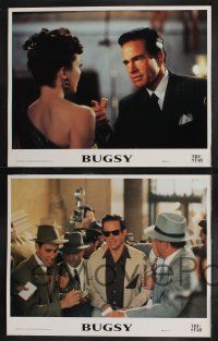 8y118 BUGSY 8 LCs '91 Warren Beatty, gorgeous Annette Bening, Harvey Keitel, Joe Mantegna!