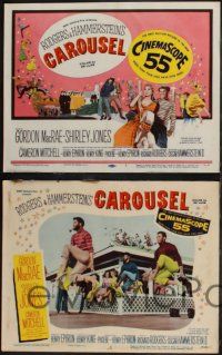 8y125 CAROUSEL 8 LCs '56 Shirley Jones, Gordon MacRae, Rodgers & Hammerstein musical!
