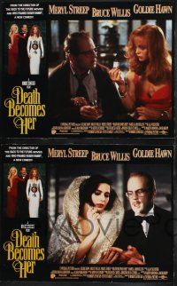 8y168 DEATH BECOMES HER 8 LCs '92 Meryl Streep, Bruce Willis, Goldie Hawn, Isabella Rossellini!