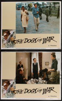8y179 DOGS OF WAR 8 LCs '81 great border artwork of Christopher Walken with really BIG gun!